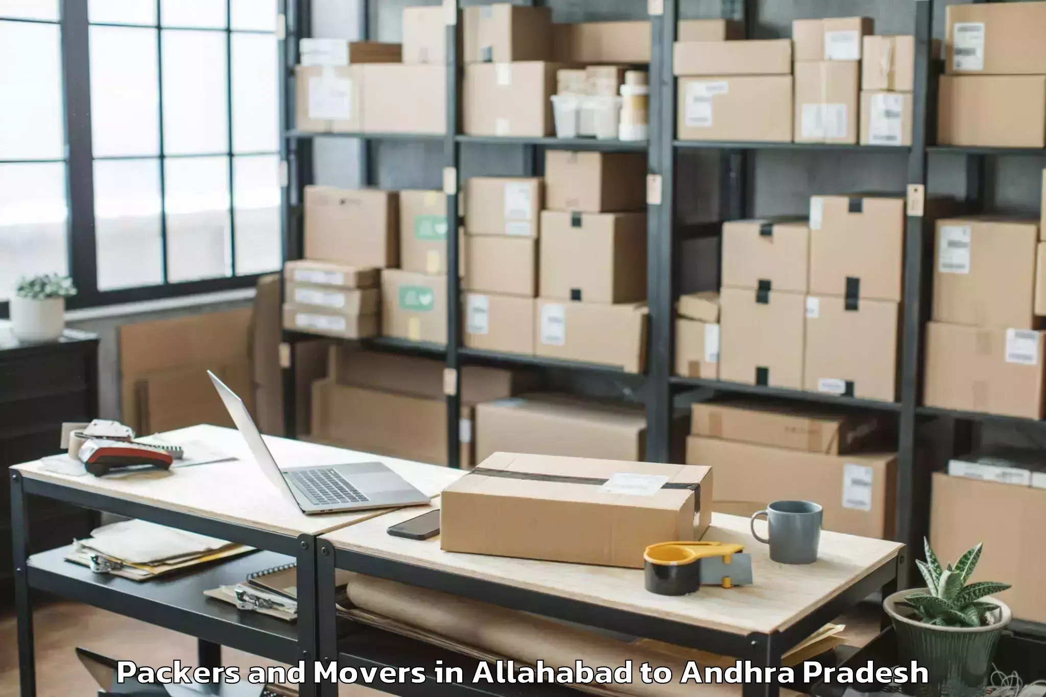 Allahabad to Pedanandipadu Packers And Movers Booking